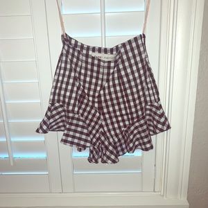 Black and White Checker Shorts